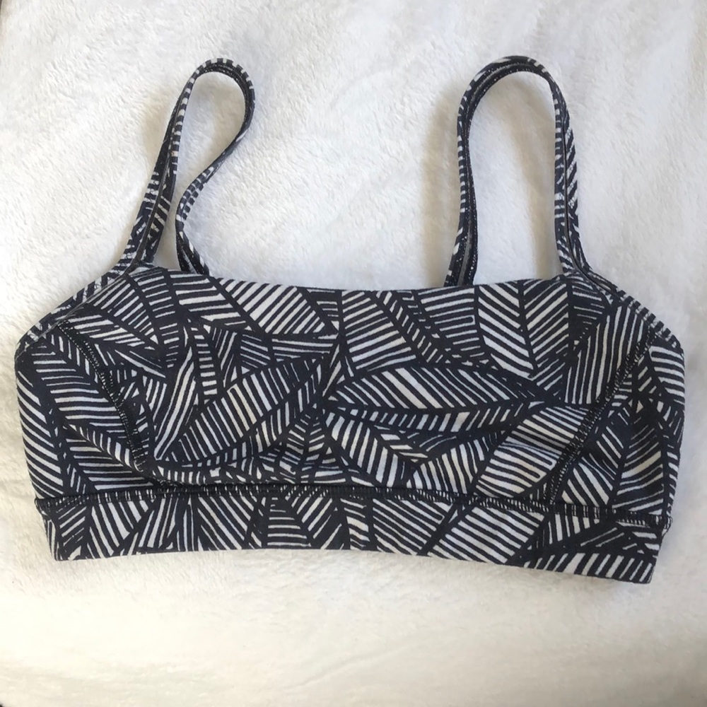 Lululemon Straight Up Sports Bra Banana Leaf